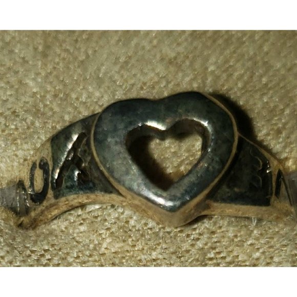 Sterling Silver heart Ring*Silver Ring*Sterling Ring*Sterling Silver Ring*Silver - Picture 1 of 5